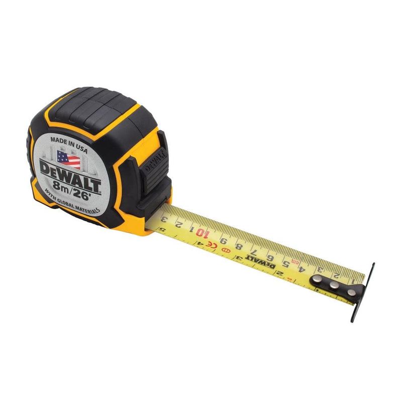 DWHT81512 DEWALT 8M/ 26 ft. Tape Measure (2 Pack)