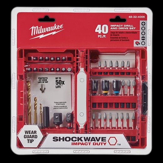 48-32-4020 Milwaukee 40Pc Impact Driver Bit Set