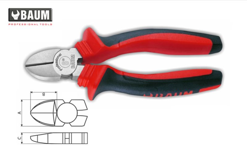 2 Side Cutting Pliers, Steel- C60, Finish- Polished 6&quot;/ 150 MM