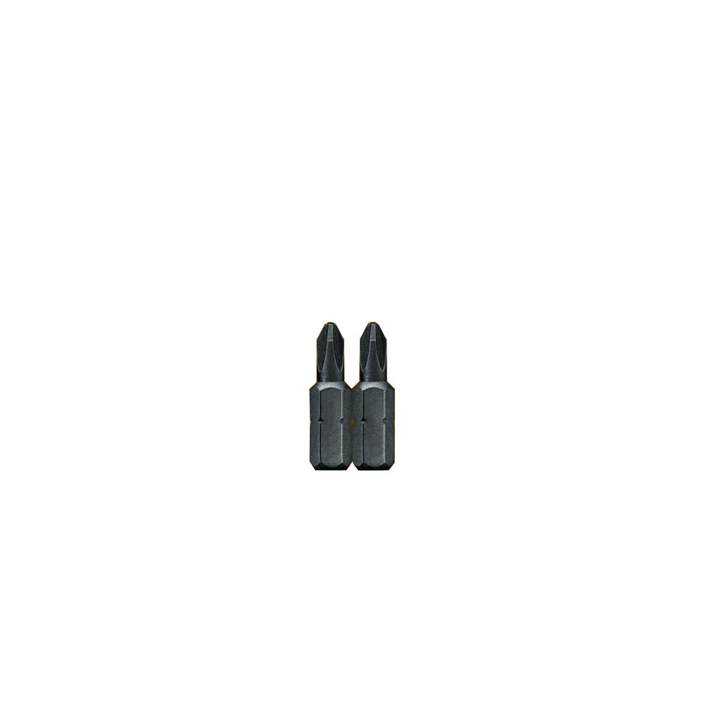 DWA1PR2IR2 1&quot; PHILLIPS REDUCD #2 IMPCT RDY 2PK