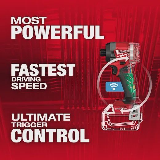 2957-20 Milwaukee M18 FUEL 1/4" Hex Impact Driver w/ ONE-KEY