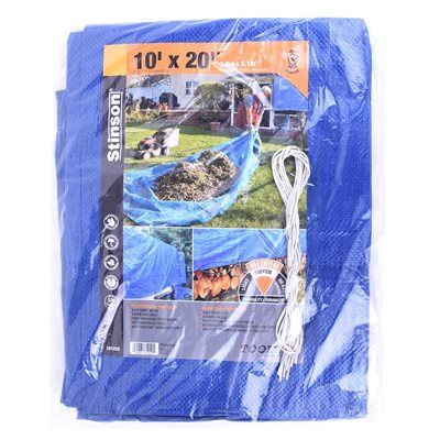 181020 Tarpaulin 10ft x 20ft Blue