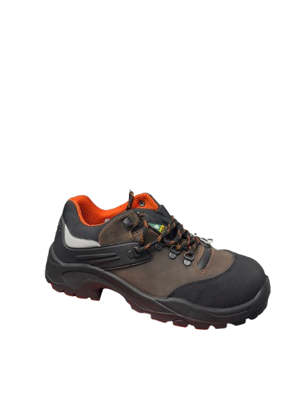51-12727 EURO SECURITY SHOES SIZE: US(10) COLOR : BLACK/ORANGE