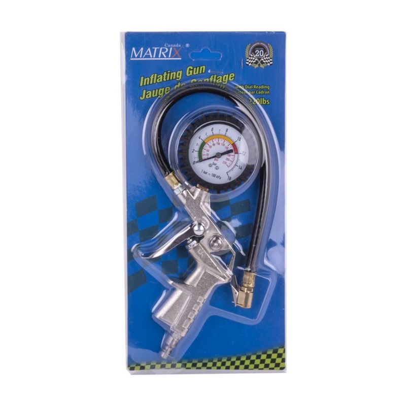 775002 Tire Inflator With Dial Gauge