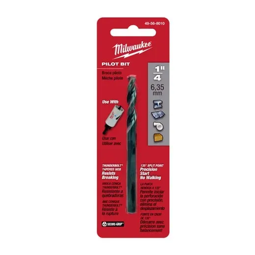 49-56-8010 1/4" X 3-1/2" HSS PILOT BIT