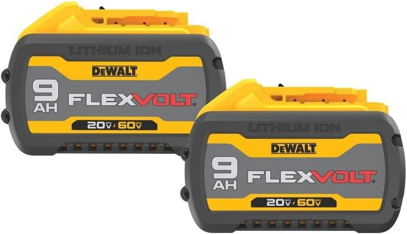 DCB609-2 DEWALT 20V /60V MAX FLEXVOLT Lithium-Ion Battery Pack 9Ah (2-Pack)