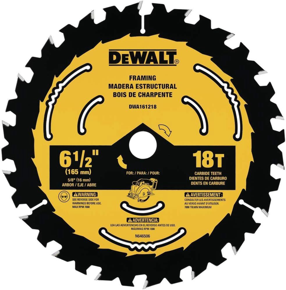 DWA161218 SHELL 6 1/2IN 18T BLISTER