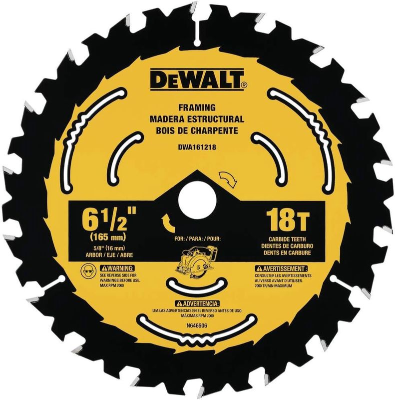 DWA161218 SHELL 6 1/2IN 18T BLISTER