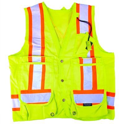 105632 Surveyor Vest Hi-Vis Hi-Vis Yellow (OSFA)