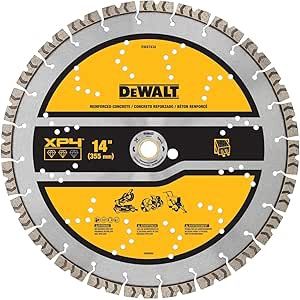DW47434 XP4 Reinforced Concrete Segmented Diamond Blade