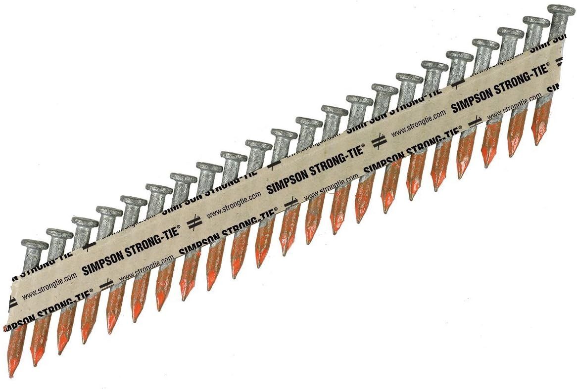 N8HDGPT500 simpson 8d(.131)X1-1/2IN HDG 33DEG PAPER 500CT