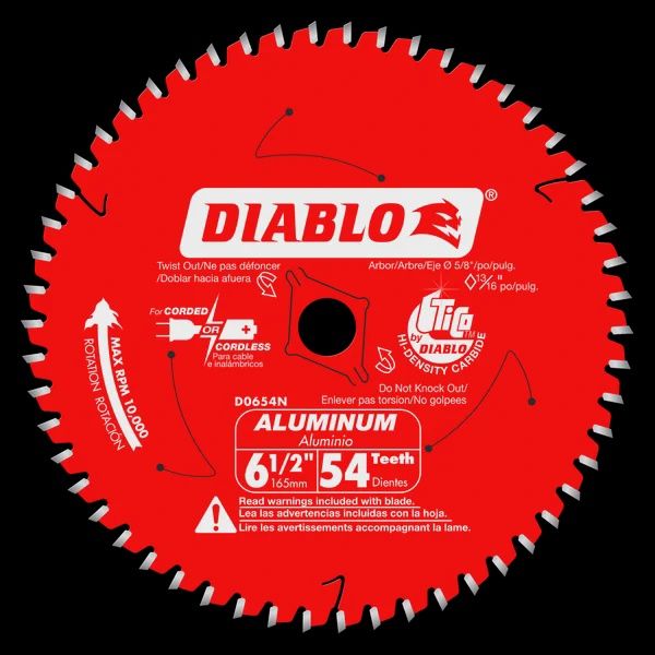 D0654N DB 6-1/2 X 54T ALUMINUM/NONFerrous