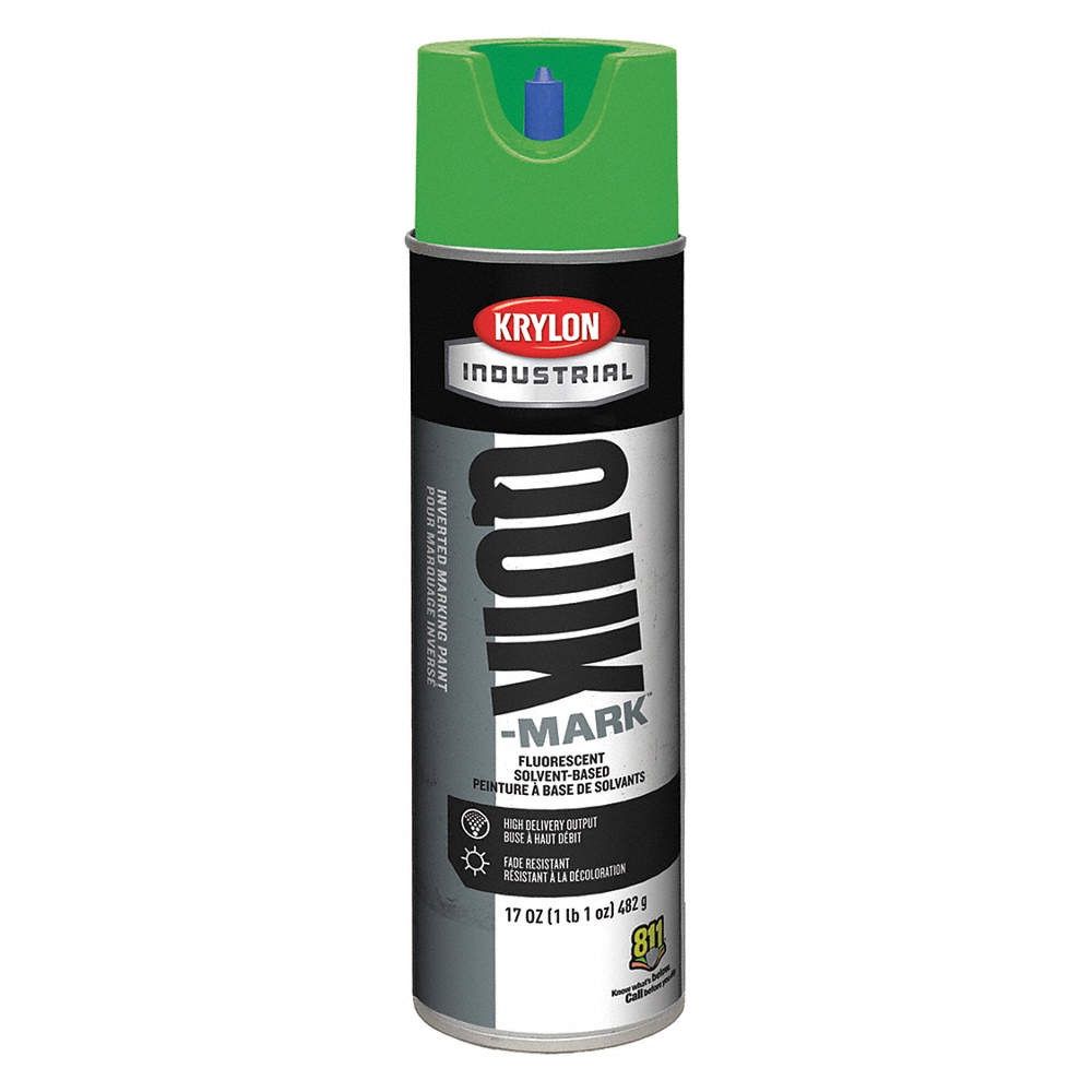 85093614 Inverted Marking Paint Solvent-Based 482g Fluorescent Green