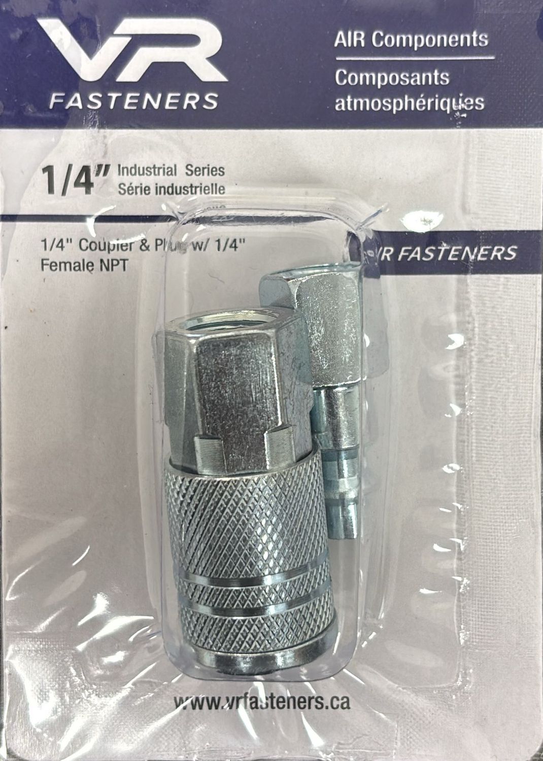 vr1/4KIT 1/4&quot; IND X 1/4&quot; FNPT CPLR&amp;NIPP(1)