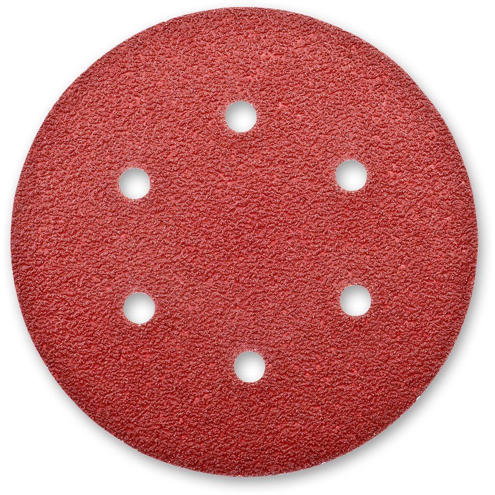 SR6R120 6&quot; Sand Disc, 6-H, 120 Grt (5pk)