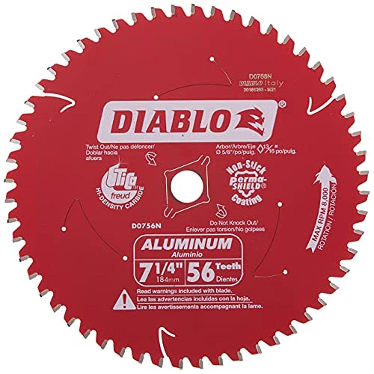 D0756N DB 7-1/4 X 56T ALUMINUM/NONFerrous
