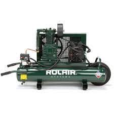 MDLC5715K17-0088 ROLAIR 1.5HP 9-GALLON ELECTRIC COMPRESSOR W/38RG INSTALLED W/DUAL CONTROL W/CSA KIT