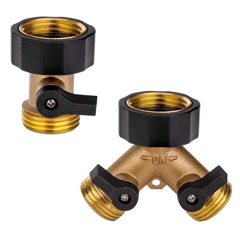 180033 Hose Y Connector w / 2 Valves