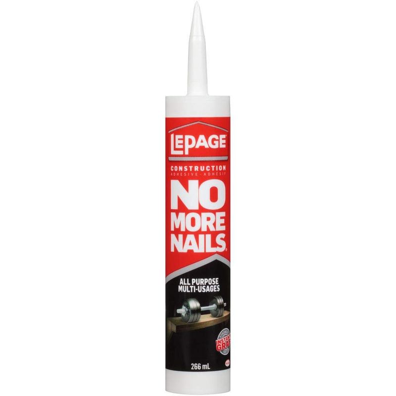 85002000 Adhesive All Purpose No More Nails 266ml Lepage