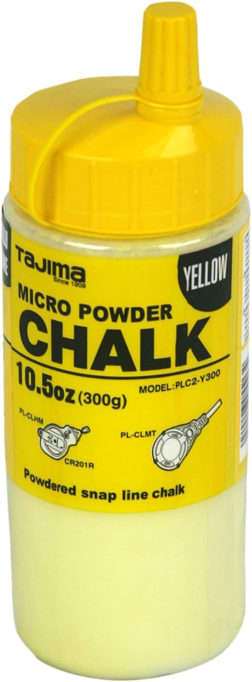 PLC2-Y300 Micro Chalk, ultra-fine chalk, yellow, easy-fill nozzle, 300g / 10.5 oz