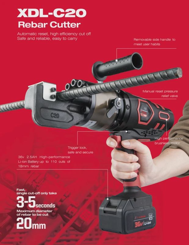 TAIMA CORDLESS REBAR CUTTER XDL-C20