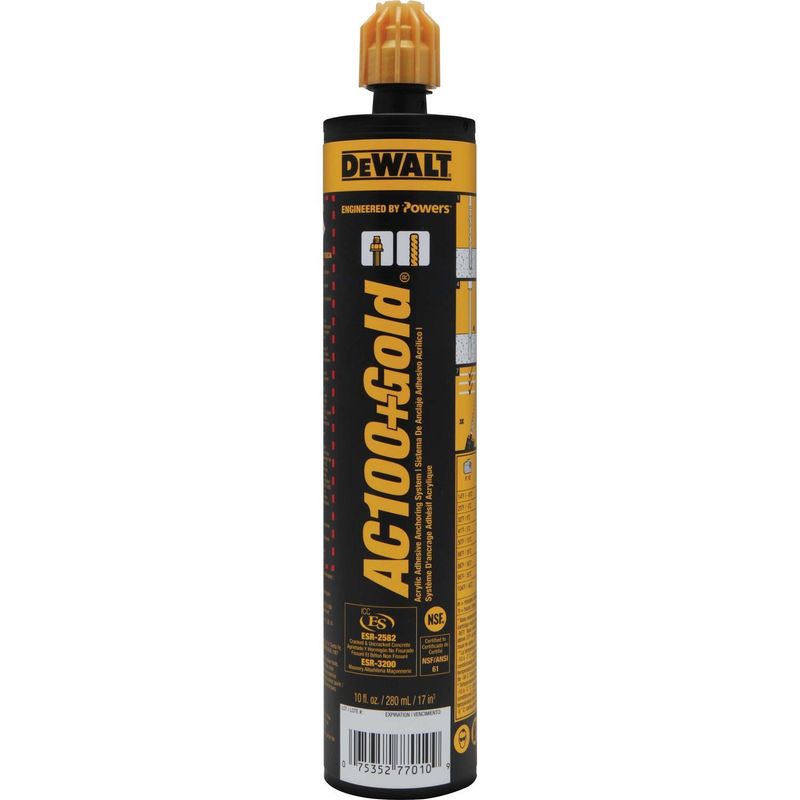 8478SD-PWR 9.5 fl. oz. AC100+ Gold Adhesive Anchoring System