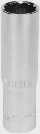 212 1/2&quot; Dr. Deep Bi-Hex Socket, Steel- 17mm