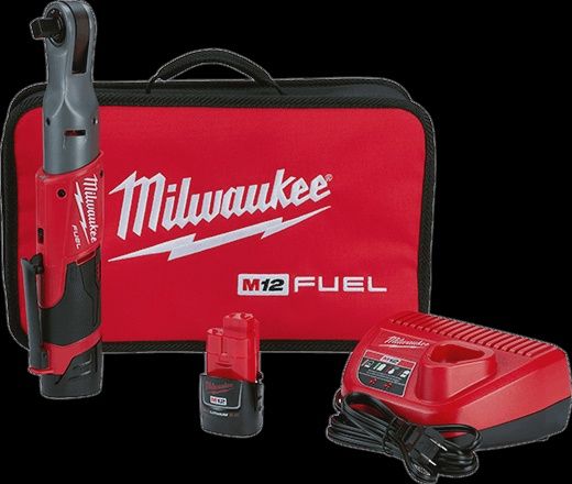 2558-22 M12Ã¢â€žÂ¢ FUELÃ¢â€žÂ¢ 1/2&quot; Ratchet 2 Battery Kit