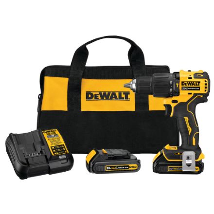 DCD709C2 Dewalt 20V Brushless 1/2"Hammer Drill/driver Kit Atomic