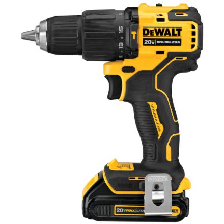 DCD709C2 Dewalt 20V Brushless 1/2&quot;Hammer Drill/driver Kit Atomic