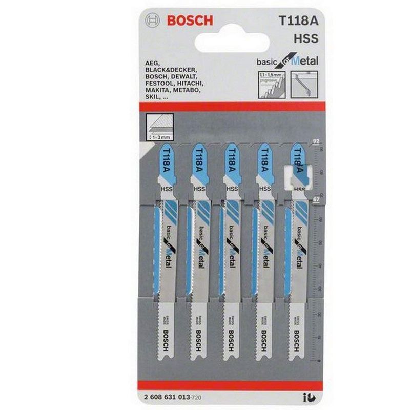 TC21HC 21 pc. T-Shank Jig Saw Blade Set for Multiple Materials