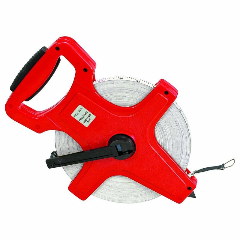 100023 Open Reel Surveyors Tape 100m Fiber Glass