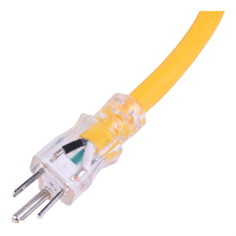 140035 Extension Cord Outdoor SJTW 12/3  Yellow 100ft 30.5M