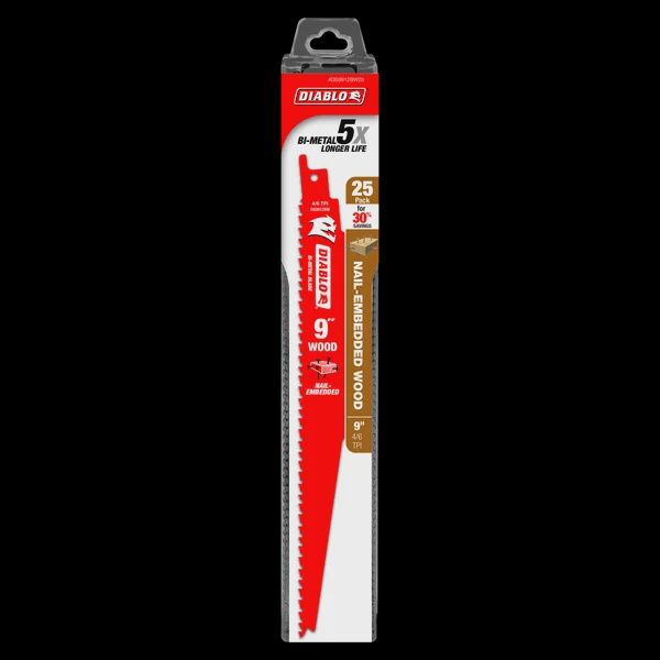 DS0912BW25C DB 9" BIM NAIL.WOOD 4/6TPI