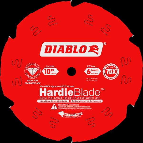 D1006DHC DB 10 X 6T PCD FIBER CEMENT