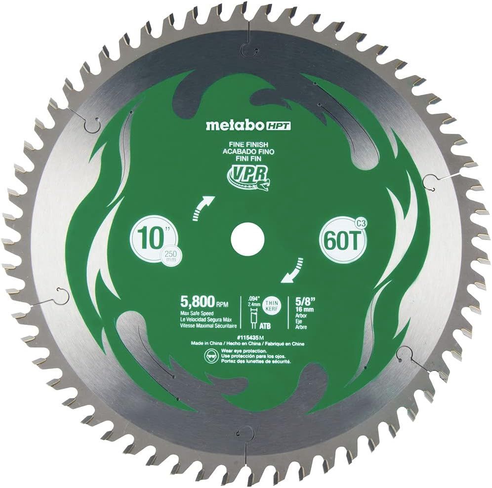m3 Metabo 10&quot; 60T Blade