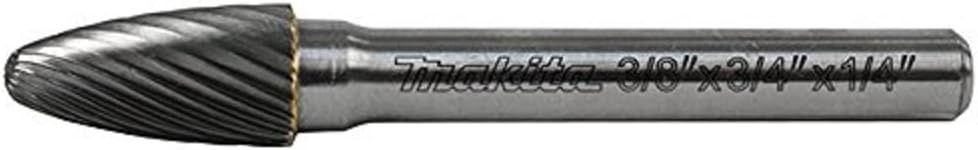 B-53045 3/8&quot;X3/4&quot;X1/4&quot; CARBIDE BURR SF NF CUT 1/PK