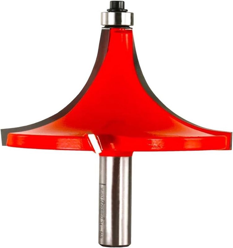 34-128Q 2&quot; X 1&quot; 1/2&quot; SHANK RADIUS ROUNDING OVER ROUTER BIT