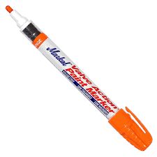 80080222 12pk Paint Marker - Valve Action - Medium Tip - Orange