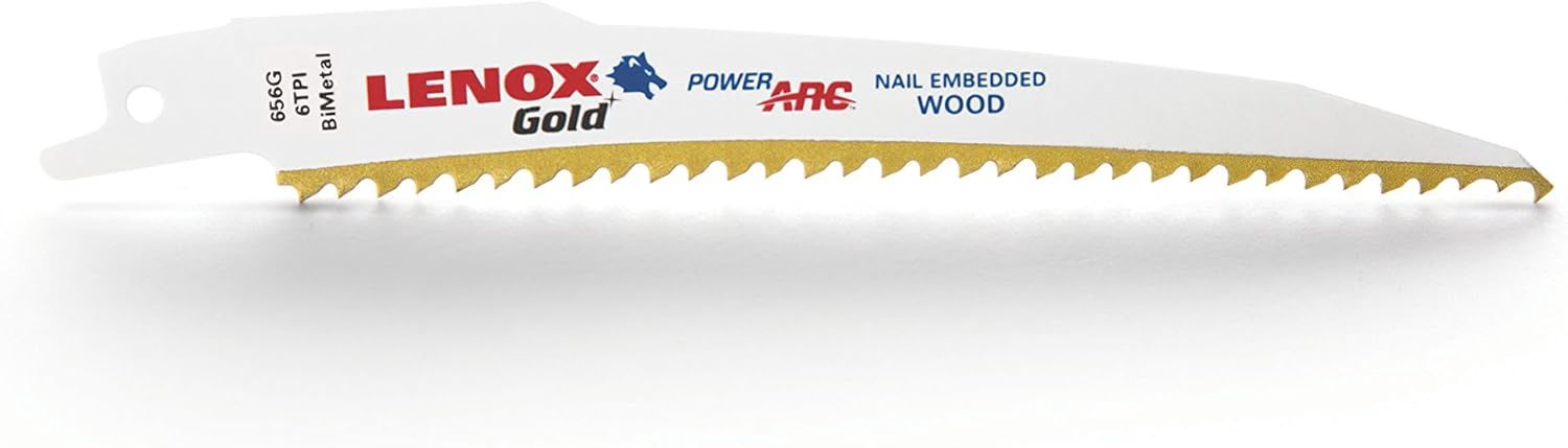22750OSB656R 6&quot;x3/4&quot; 6TPI Bi-Metal Nail Embedded Wood Recip 50 pk