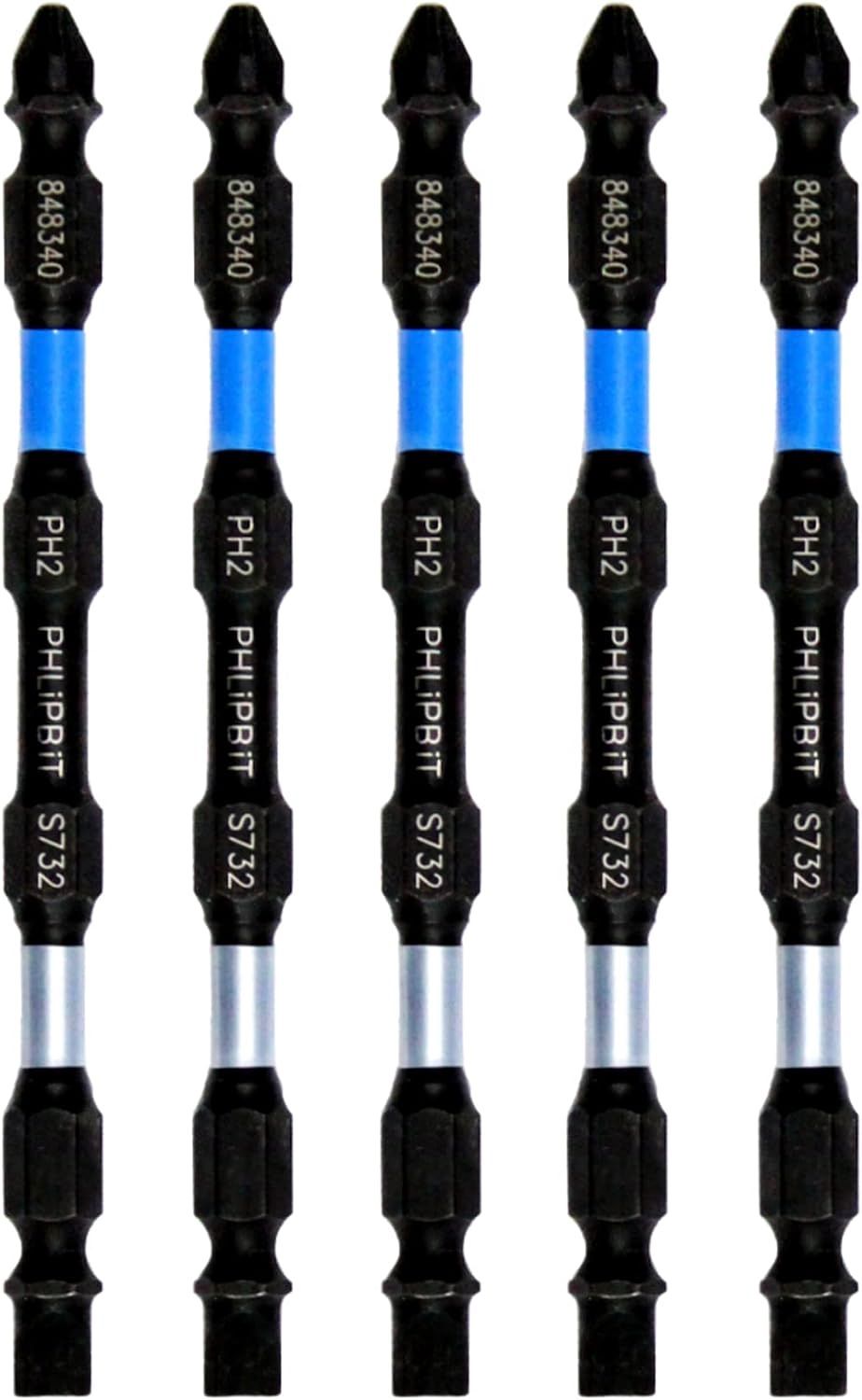 PH2SL732x4 PH2+SL732 Blue/Silver 4&quot;