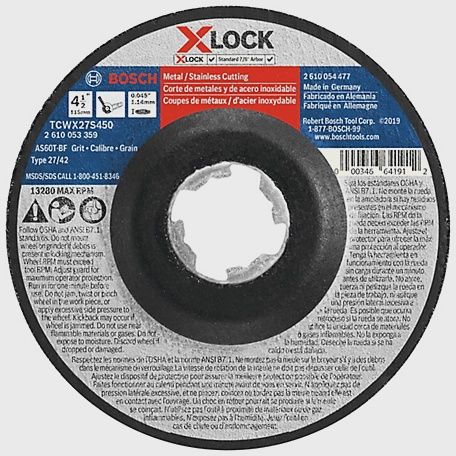 TCWX27S500 Thin Metal &amp; Stainless Steel Cutting T27 Heavy Duty  5&quot; x .045&quot;