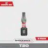 48-32-4414 2PK 1IN INSERT BIT T20