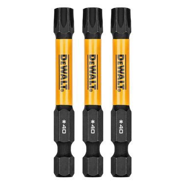 DWAF2TX40IR3 FlexTorq 2 in. T40 Torx Impact Screwdriver Bit 3pk