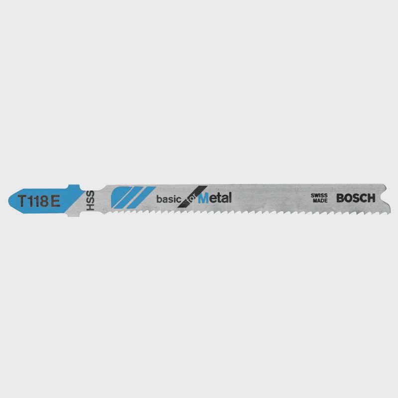 T118E 3-5/8&quot; 14-18TPI HSS Jigsaw Bld 5pk