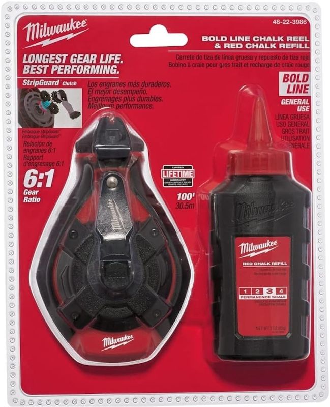 48-22-3986 BOLD LINE KIT W/RED CHALK