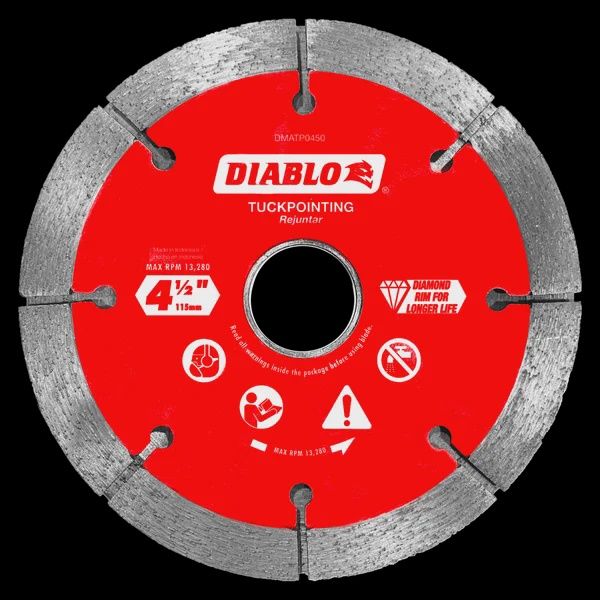 DMATP0450 4-1/2 in. Diamond Tuck Point Blade for Masonry