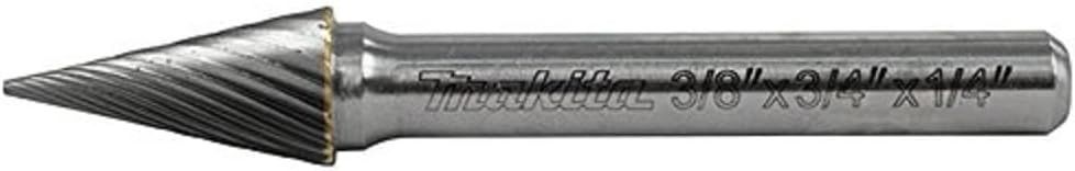B-53104 3/8&quot;X3/4&quot;X1/4&quot; CARBIDE BURR SM NF CUT 1/PK