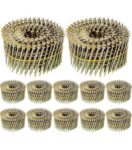 Metabo HPT 3-1/4 Inch Full Round Head Bright Basic Wire Coil Nail |