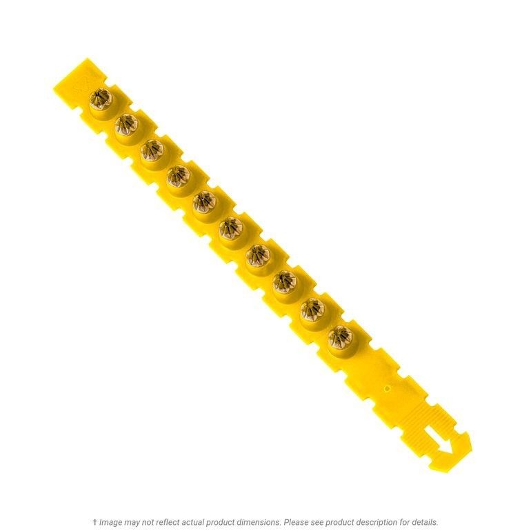 P27SL4 .27 CAL 10-SHOT STRIP LOADS - YELLOW